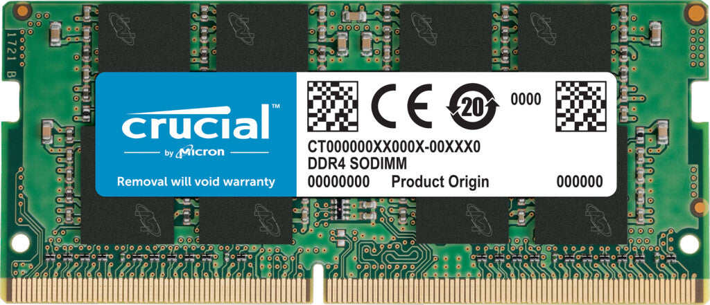 Crucial CT8G4SFRA32A RAM-minnen 8 GB 1 x 8 GB DDR4 260-pin SO-DIMM