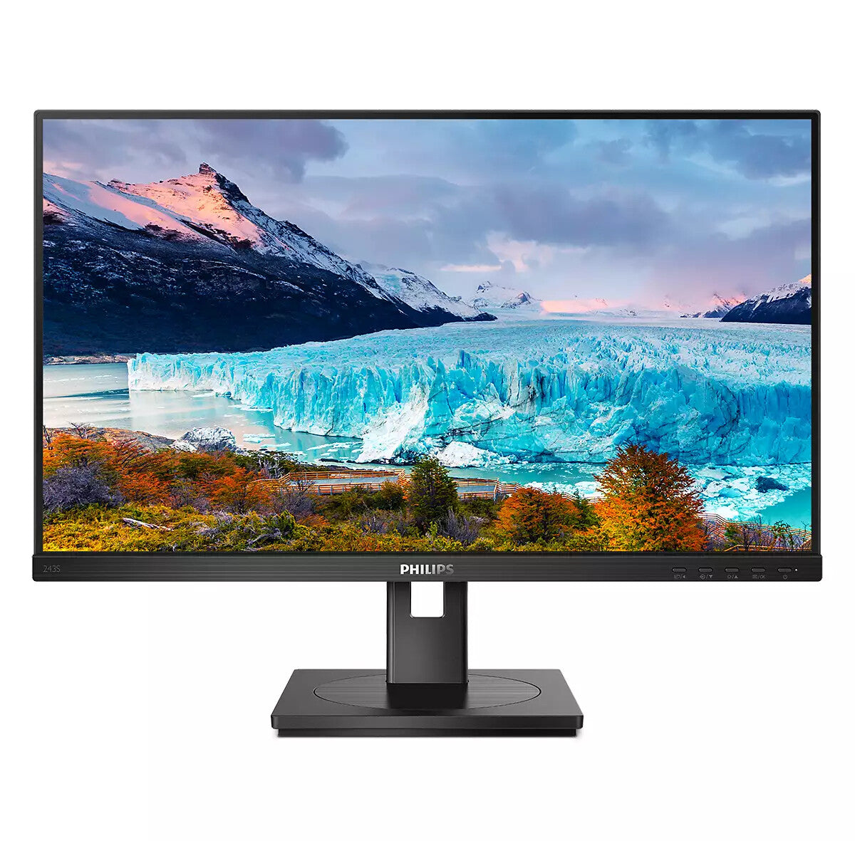Philips S Line 243S1/00 platta pc-skärmar 60,5 cm (23.8") 1920 x 1080 pixlar Full HD LCD Svart