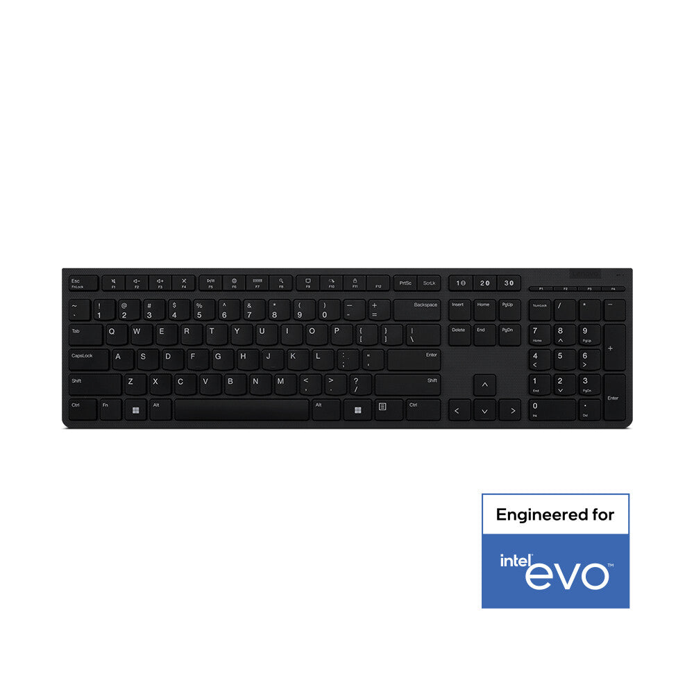 Lenovo 4Y41K04031 tangentbord Kontor Trådlös RF + Bluetooth Engelska (USA) Grå