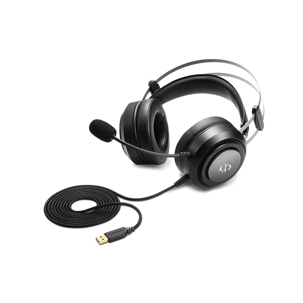 Sharkoon Skiller SGH30 Headset Kabel Huvudband Spela Svart