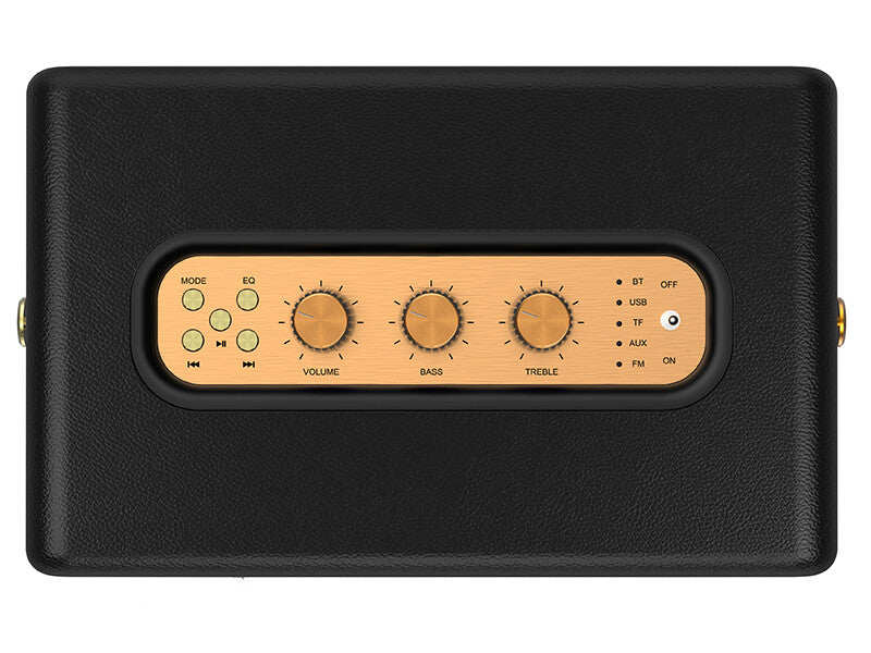 Tracer M30 TWS BT Bärbar stereohögtalare Svart, Guld 30 W