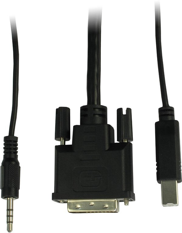 Inter-Tech KVM-AS-21DA DVI KVM-switchar Svart