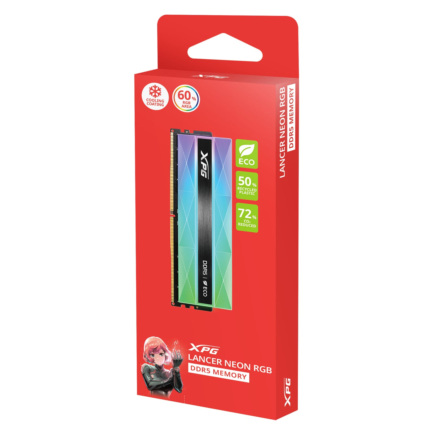 XPG LANCER RGB DDR5 RAM-minnen 16 GB 1 x 16 GB ECC