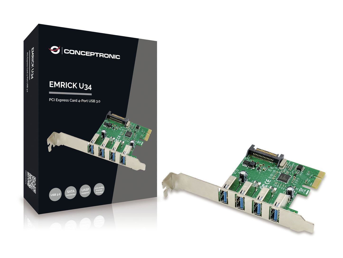 Conceptronic EMRICK02G nätverkskort/adapters Intern USB 3.2 Gen 1 (3.1 Gen 1)