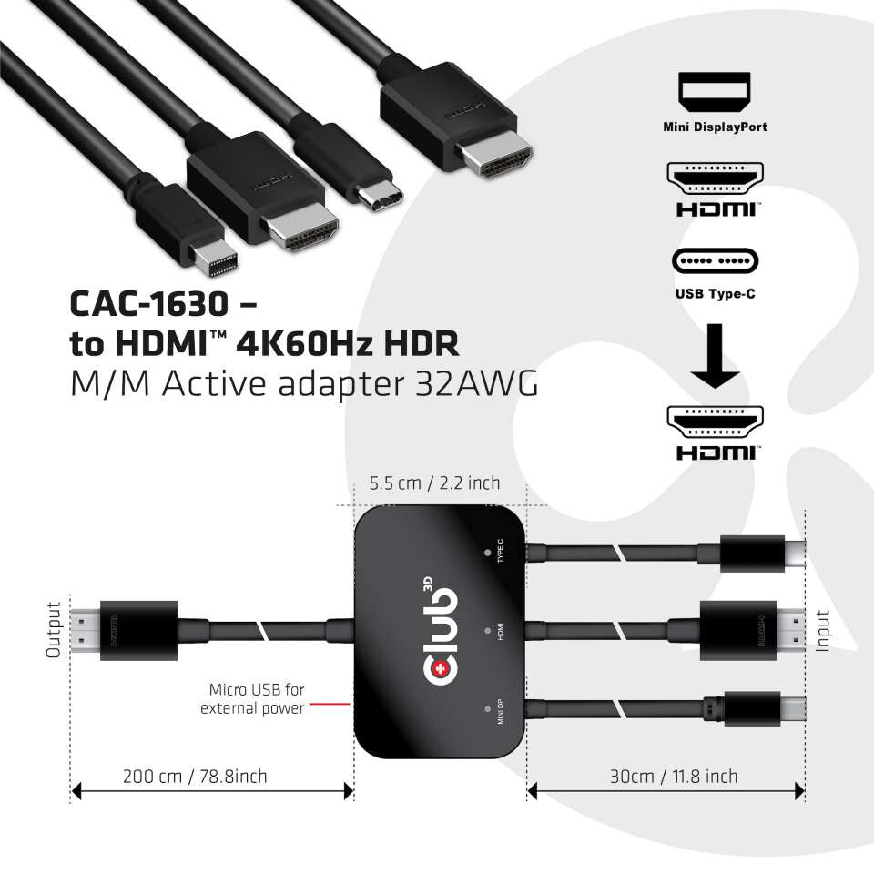 CLUB3D cac-1630 HDMI
