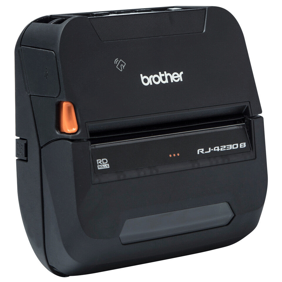 Brother RJ-4230B POS-skrivare 203 x 203 DPI Kabel & Trådlös direkt termal Bärbar skrivare