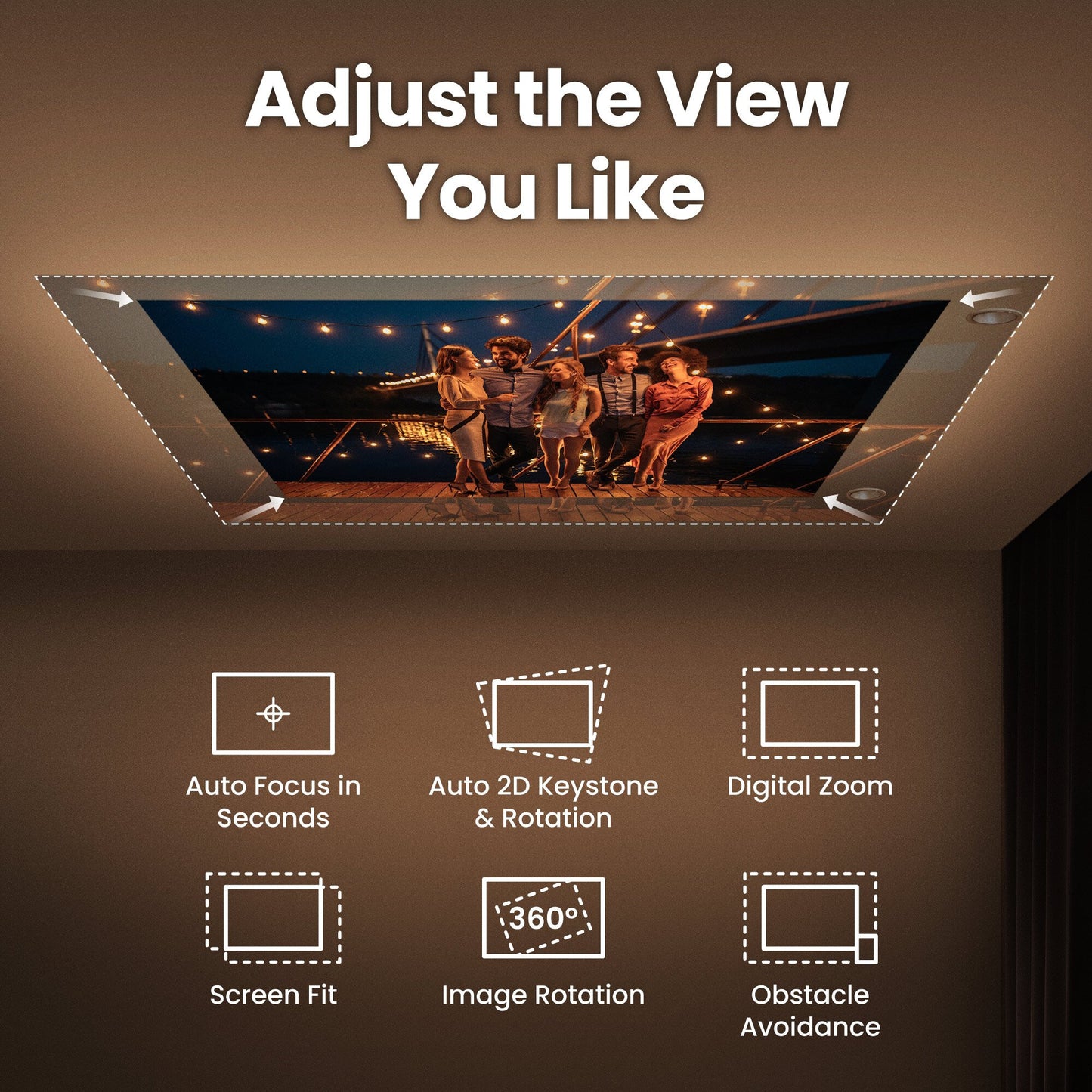 BenQ GV50 Standard throw-projektor 500 ANSI-lumen DLP 1080p (1920x1080) Vit