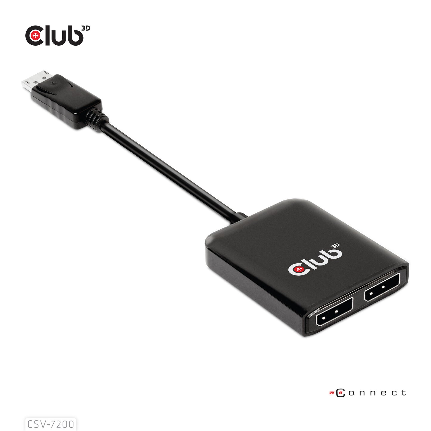 CLUB3D Multi Stream Transport (MST) Hub DisplayPort 2x DisplayPort