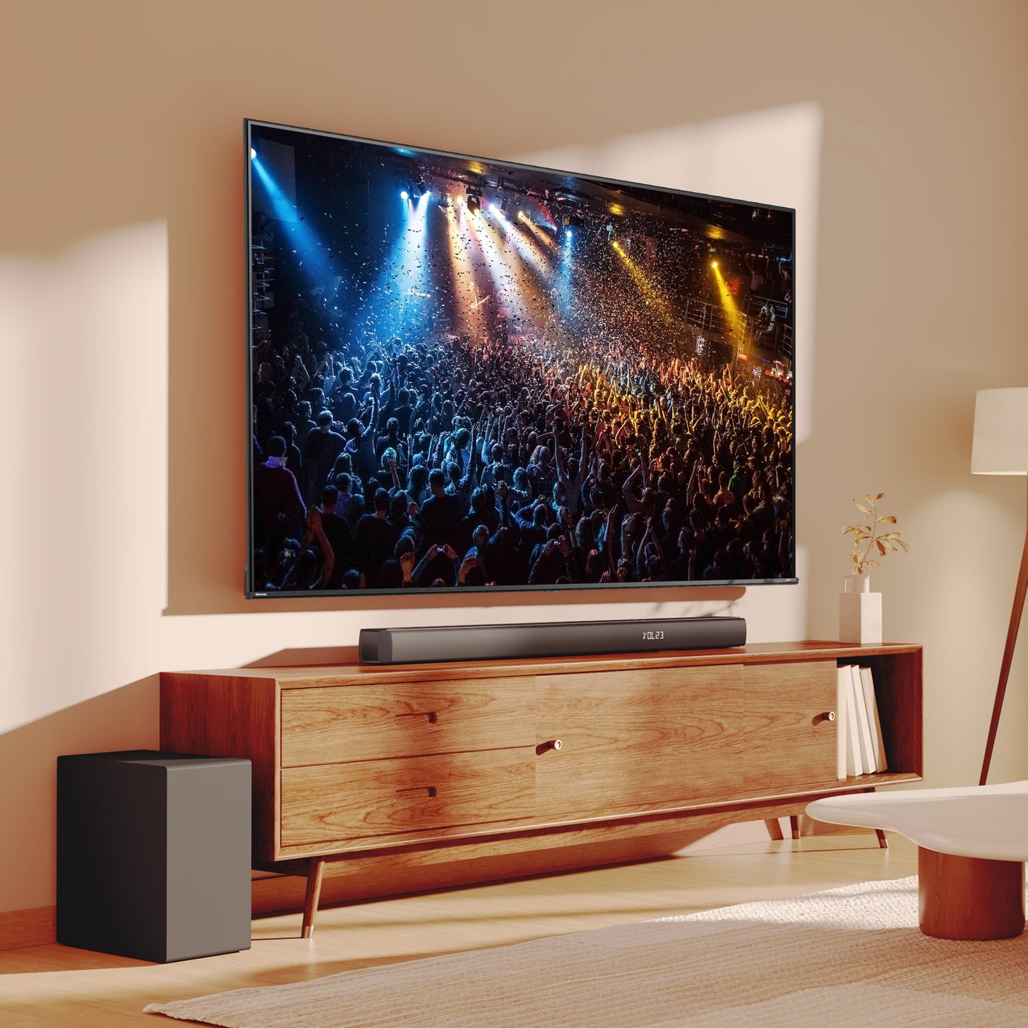 Hisense HS3100 soundbar-högtalare Svart 3.1 kanaler 480 W