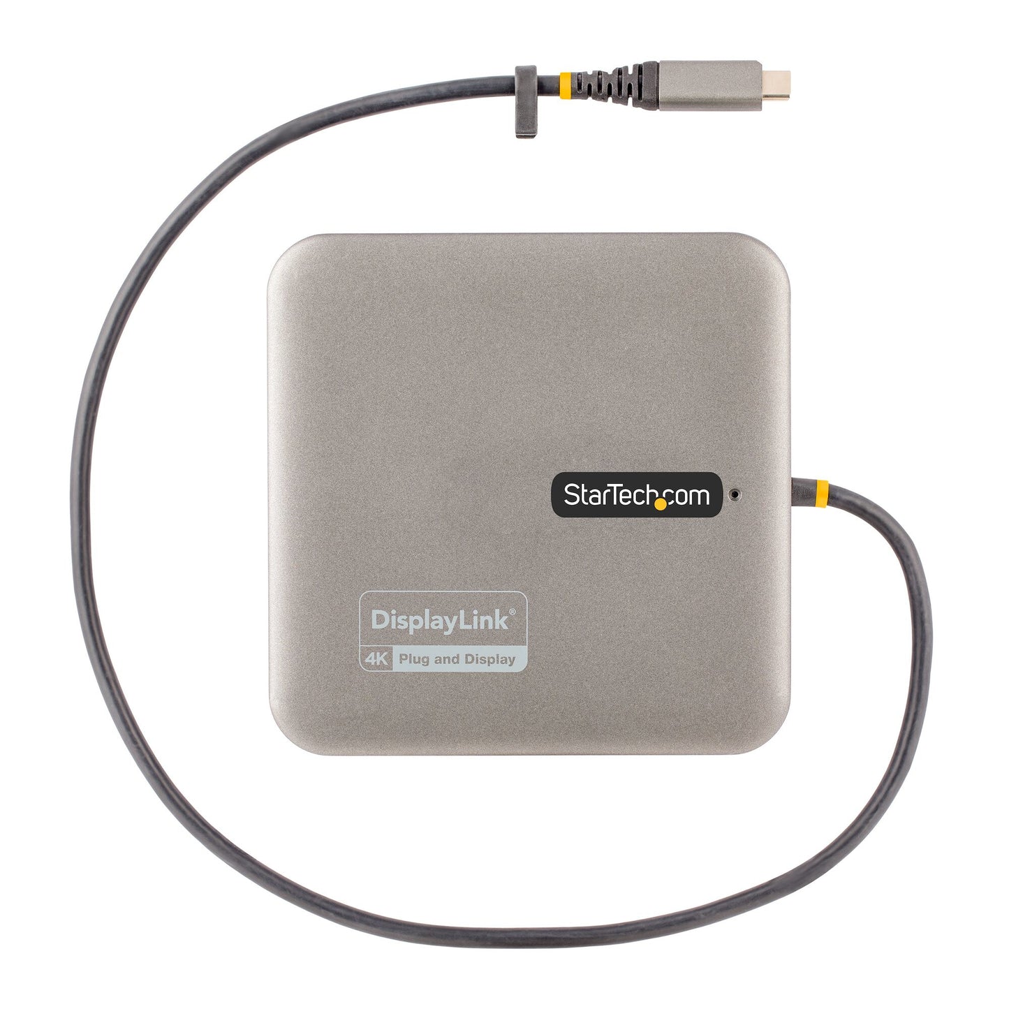 StarTech.com USB C-dockningsstation, dubbel 4K 60 Hz HDMI kompatibel med Macbook Pro (M1/M2/M3/M4) och Windows, USB-A/USB-C 10 Gbps hubb, 100 W strömförsörjning, GbE, SD, 56 cm kabel