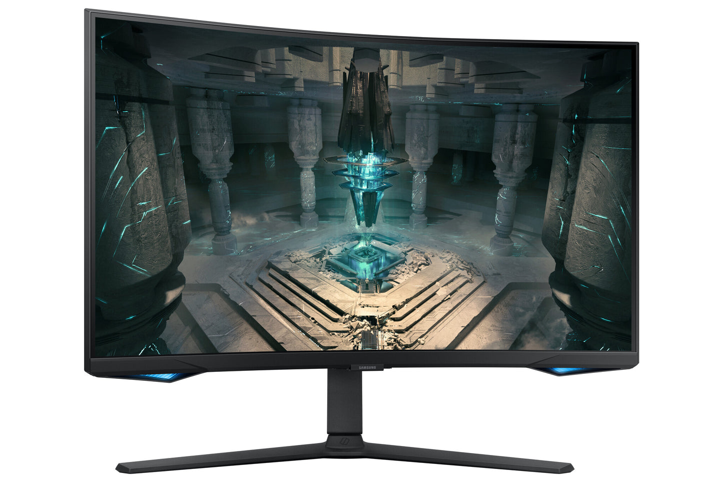 Samsung G65B platta pc-skärmar 81,3 cm (32") 2560 x 1440 pixlar Quad HD LED Svart