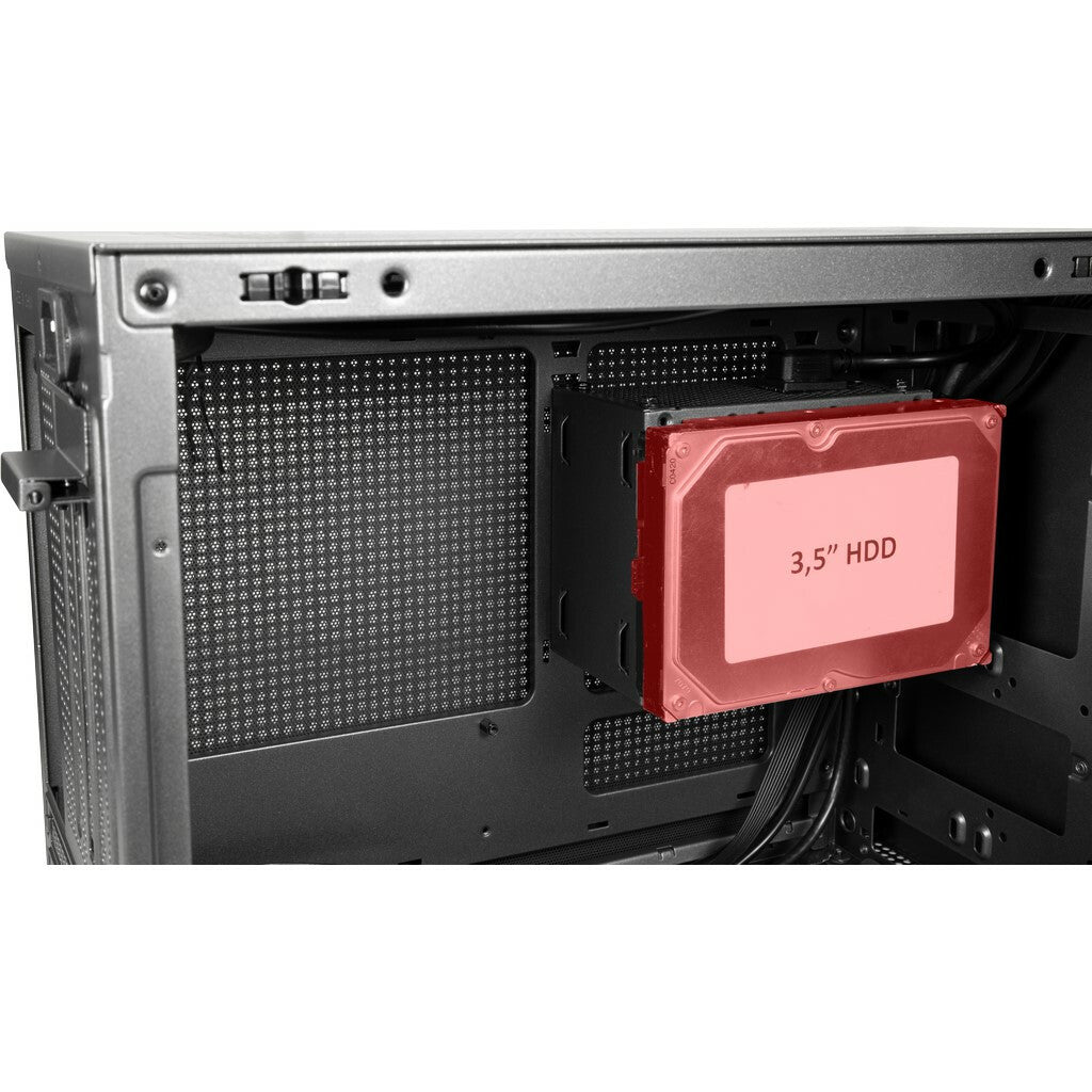 Inter-Tech IM-1 POCKET Micro Tower Svart