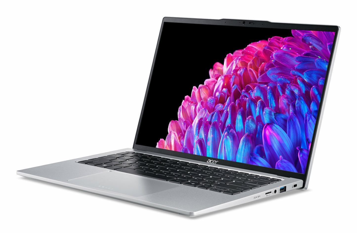 Acer Swift Go 14 SFG14-73-96BJ Intel Core Ultra 7 155H Bärbar dator 35,6 cm (14") WQXGA+ 16 GB LPDDR5x-SDRAM 1 TB SSD Wi-Fi 6E (802.11ax) Windows 11 Home Silver