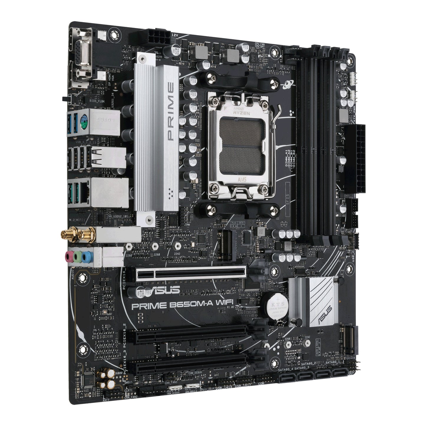 ASUS PRIME B650M-A WIFI AMD B650 AM5-sockel micro ATX