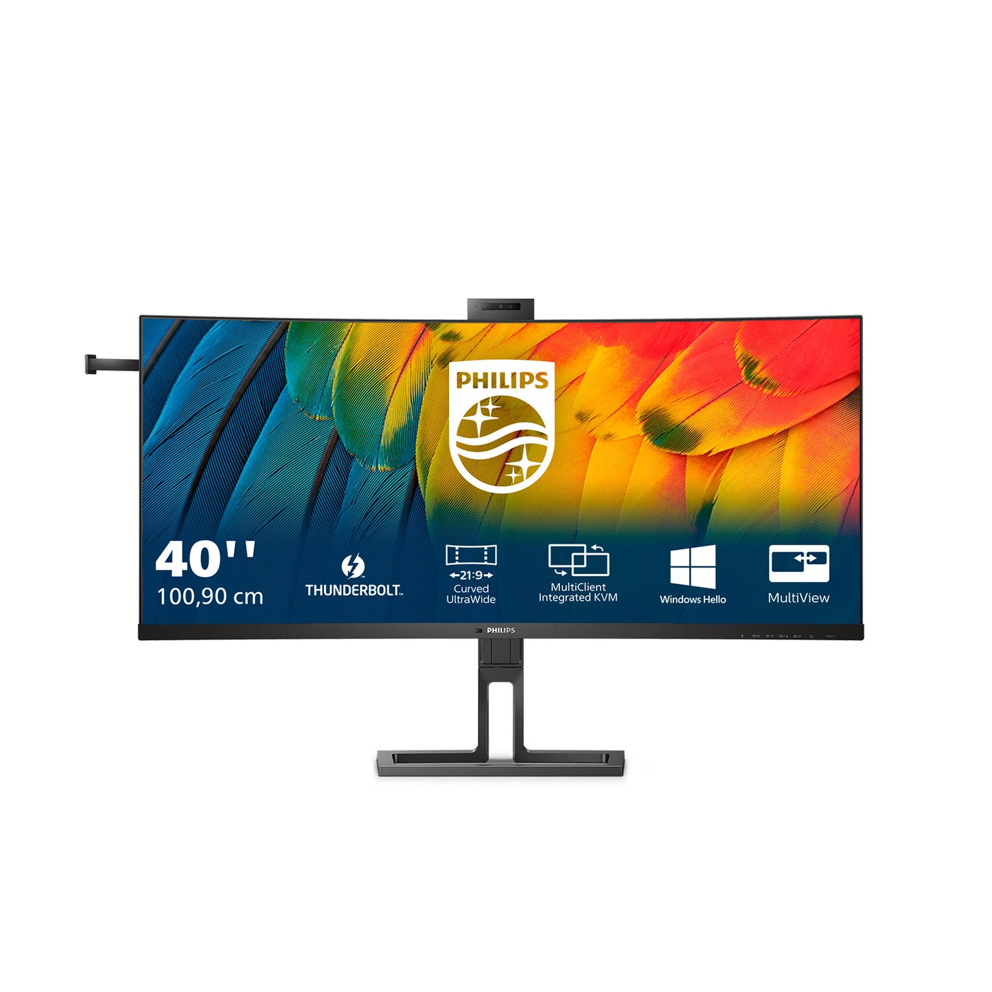 Philips 40B1U6903CH/00 platta pc-skärmar 100,8 cm (39.7") 5120 x 2160 pixlar 5K Ultra HD LCD Svart