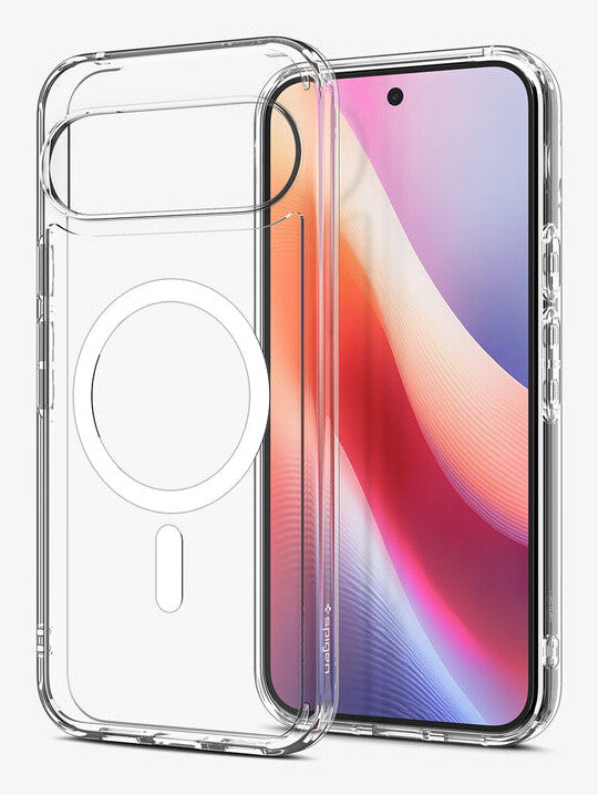 Spigen ACS09702 mobiltelefonfodral 16 cm (6.3") Mobilskal Transparent, Vit