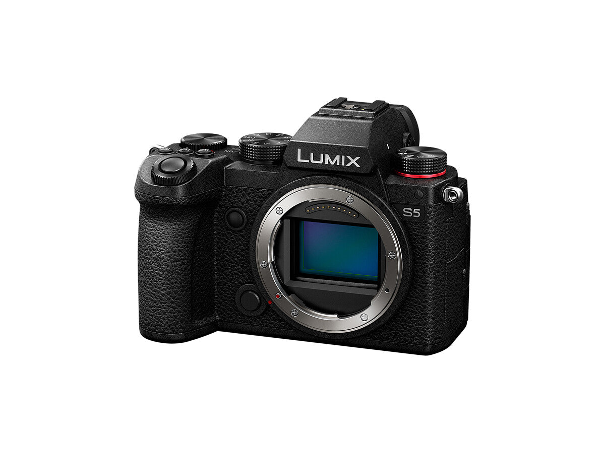 Panasonic Lumix S5 MILC-hus 24,2 MP CMOS 6000 x 4000 pixlar Svart