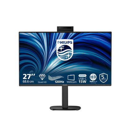 Philips 27B2N3500JH platta pc-skärmar 68,6 cm (27") 2560 x 1440 pixlar Quad HD LCD Svart