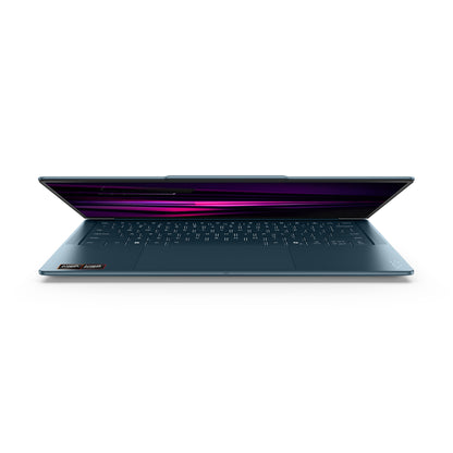 Lenovo Yoga Slim 7 14AGP11 Copilot+ PC AMD Ryzen AI 7 445 Bärbar dator 35,6 cm (14") 2.8K 16 GB 1 TB SSD Wi-Fi 7 (802.11be) Windows 11 Home tyska Turkosblå