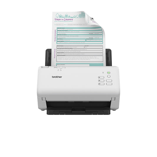 Brother ADS-4300N skannrar ADF-skanner 600 x 600 DPI A4 Svart, Vit