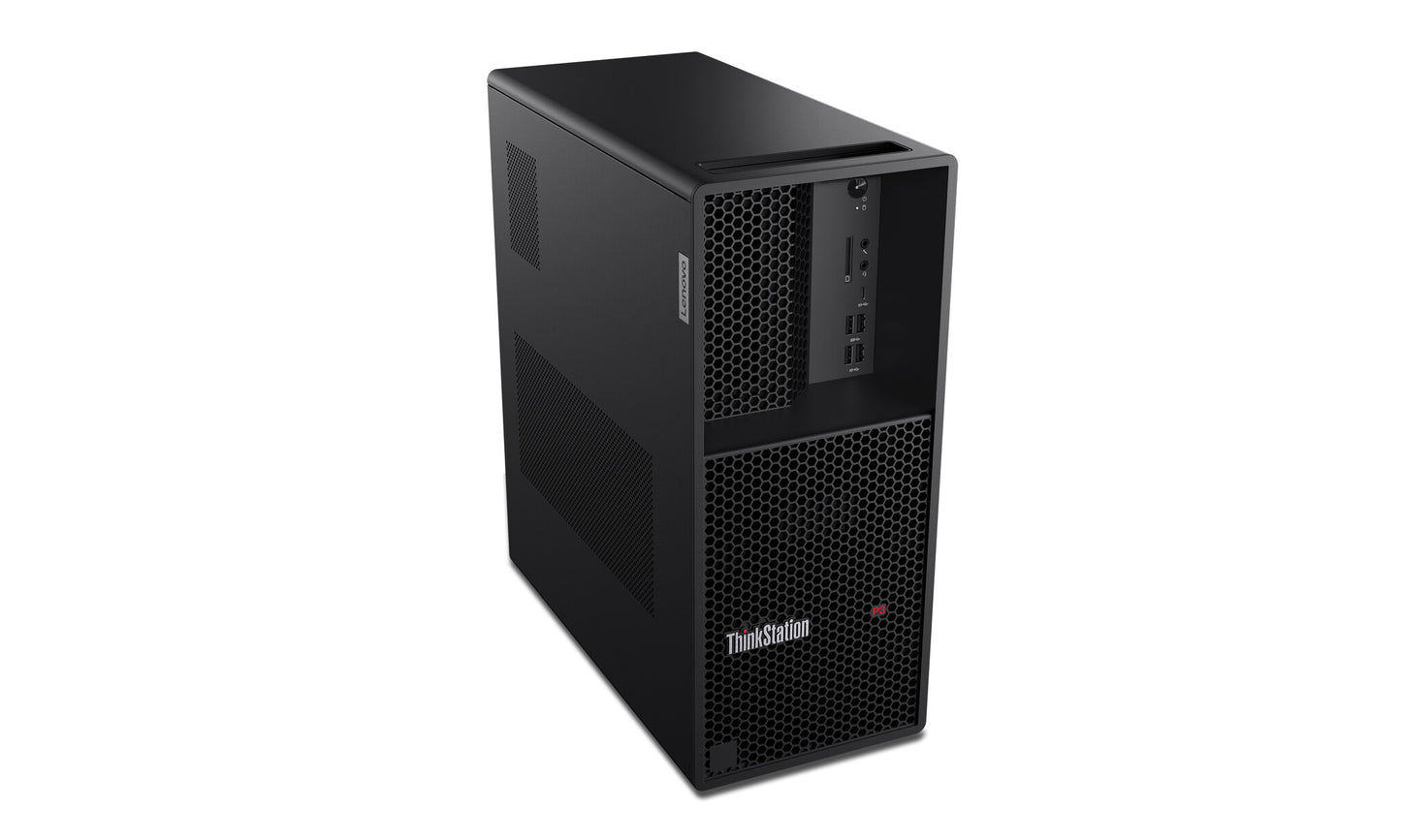 Lenovo ThinkStation P3 Intel® Core™ i9 i9-14900K 64 GB DDR5-SDRAM 1 TB SSD Windows 11 Pro Tower Arbetsstation Svart