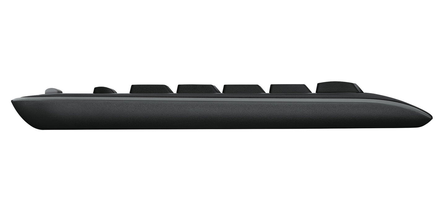 Logitech Wireless Combo MK330 tangentbord Mus inkluderad Kontor USB QWERTY Amerikanskt internationellt Svart