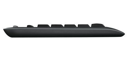Logitech Wireless Combo MK330 tangentbord Mus inkluderad Kontor USB QWERTY Amerikanskt internationellt Svart