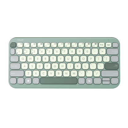 ASUS KW100 KEYBOARD/GN/GE/81 tangentbord Hem Bluetooth QWERTZ tyska Grön, Ljusgrön