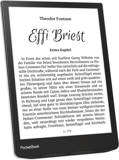 PocketBook InkPad 4 e-bokläsare Pekskärm 32 GB Wi-Fi Svart, Silver