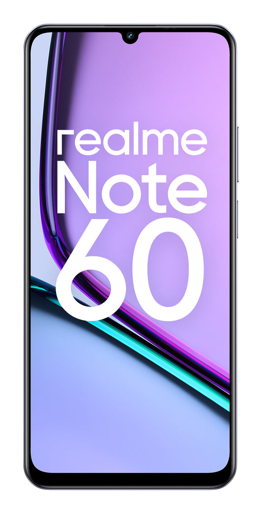 realme Note 60 17,1 cm (6.75") Dubbla SIM-kort Android 14 4G USB Type-C 6 GB 128 GB 5000 mAh Svart, Marmorfärgad