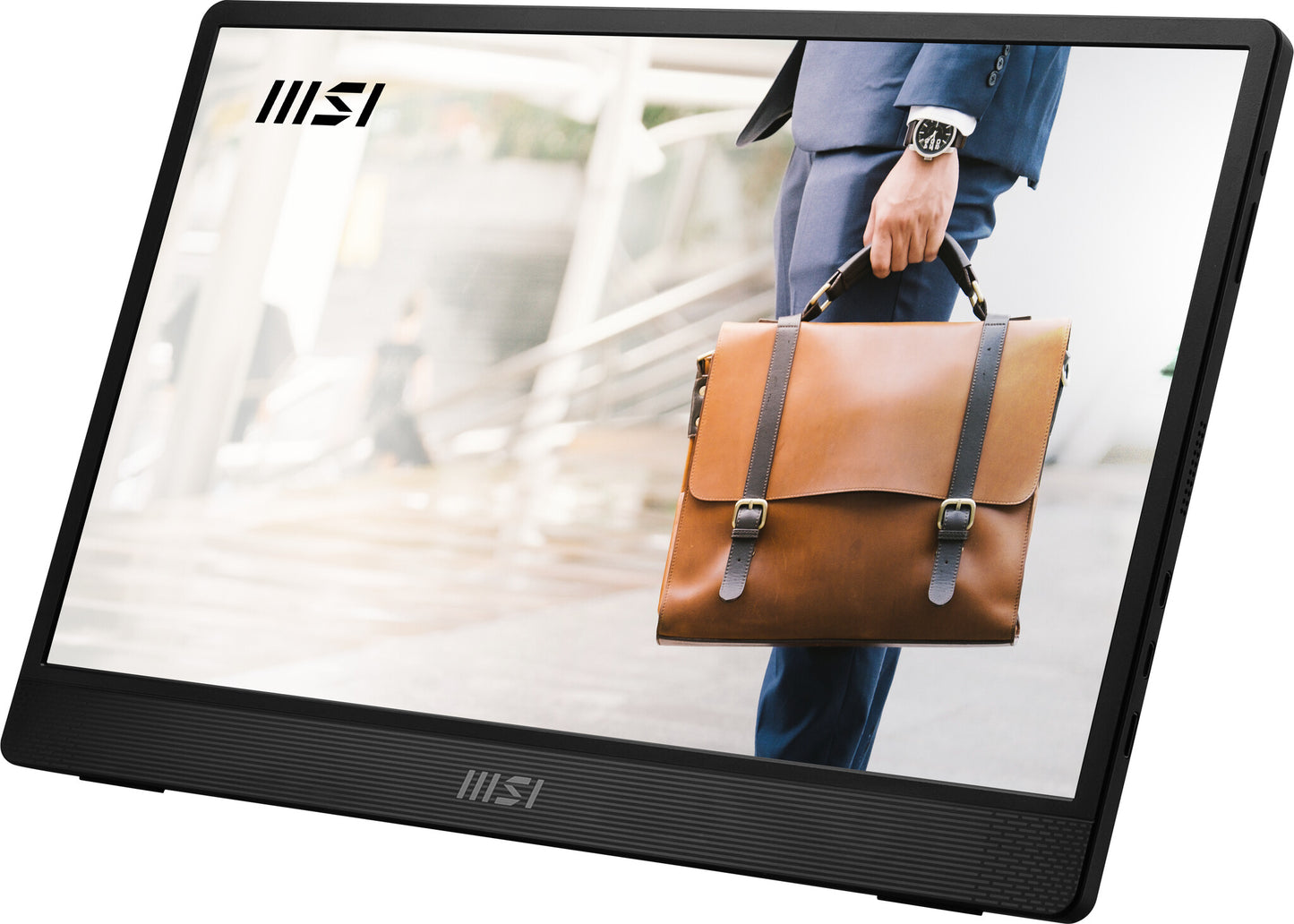 MSI PRO MP161 E2U bärbar tv-apparat och monitor Bärbara monitor Svart 39,6 cm (15.6") LED 1920 x 1080 pixlar