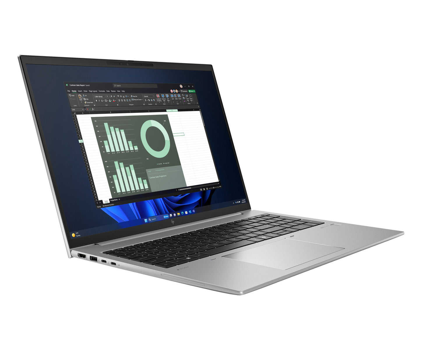HP ZBook Firefly G11 Intel Core Ultra 7 155H Mobil arbetsstation 40,6 cm (16") WUXGA 32 GB DDR5-SDRAM 512 GB SSD NVIDIA RTX A500 Wi-Fi 6E (802.11ax) Windows 11 Pro AI PC, AI Workstation Silver