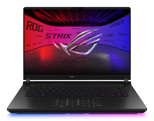 ASUS ROG Strix SCAR 16 G635LX-RW018W Intel Core Ultra 9 275HX Bärbar dator 40,6 cm (16") WQXGA 32 GB DDR5-SDRAM 1 TB SSD NVIDIA GeForce RTX 5090 Wi-Fi 7 (802.11be) Windows 11 Home tyska Svart