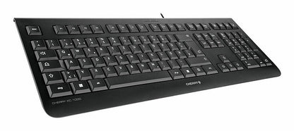 CHERRY KC 1000 tangentbord Hem / Kontor USB QWERTY Portugisisk Svart