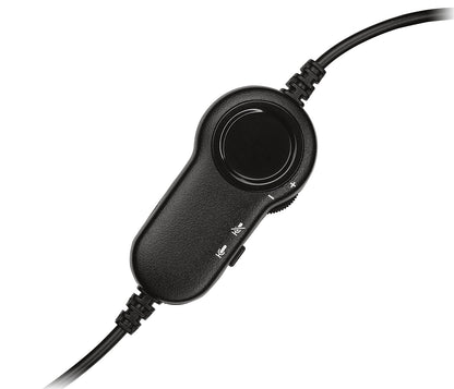 Logitech 981-000589 hörlur och headset Kabel Huvudband Kontor/callcenter Svart
