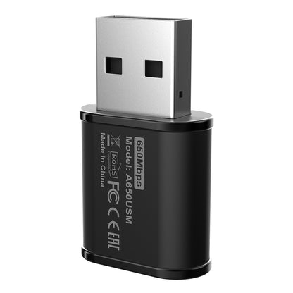 TOTOLINK A650USM AC650 WIRELESS DUAL BAND USB ADAPTER, MU-MIMO SUPPORT WLAN 633 Mbit/s