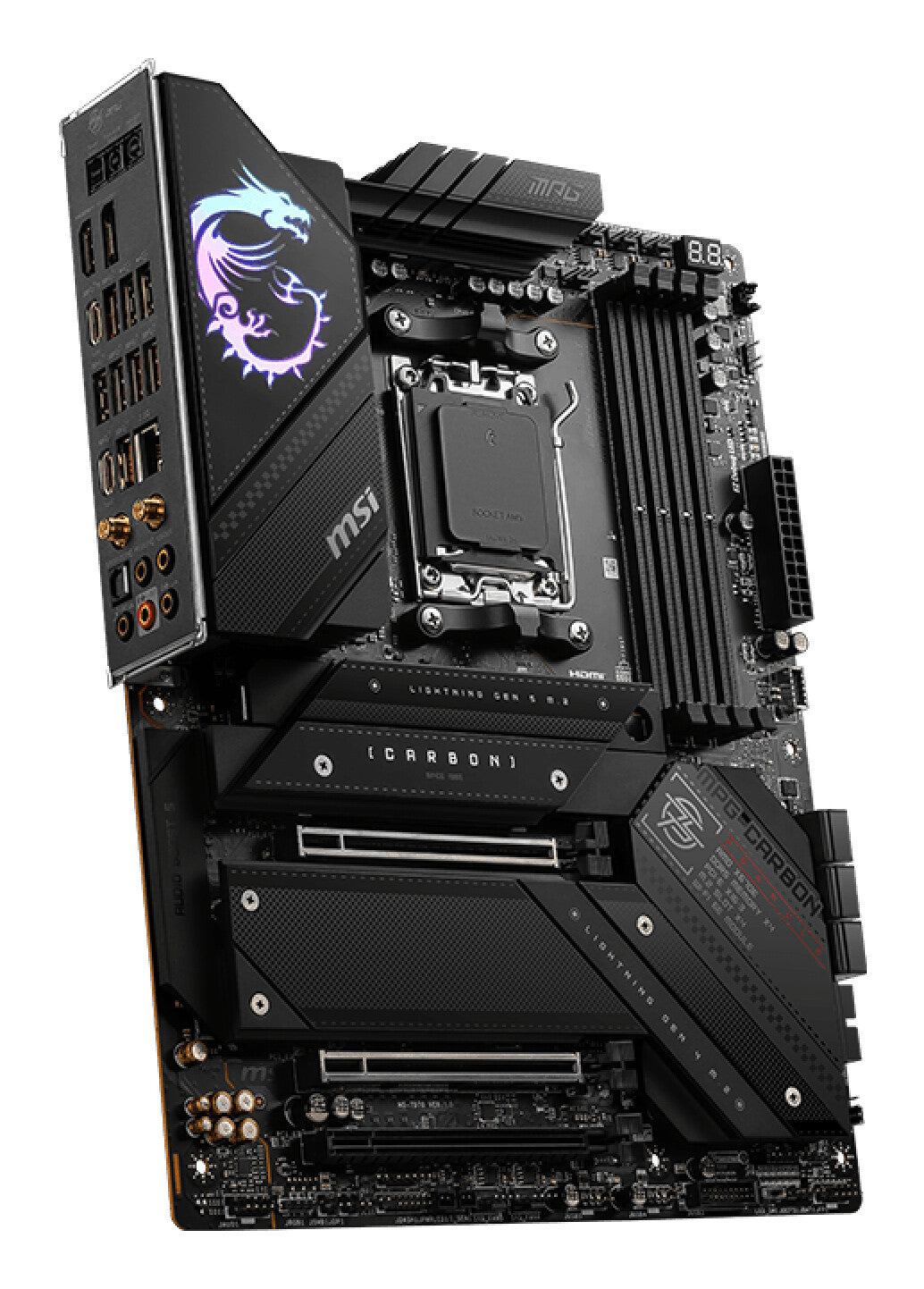 MSI MPG X670E CARBON WIFI moderkort AMD X670 AM5-sockel ATX