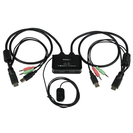 StarTech.com SV211HDUA KVM-switchar Svart