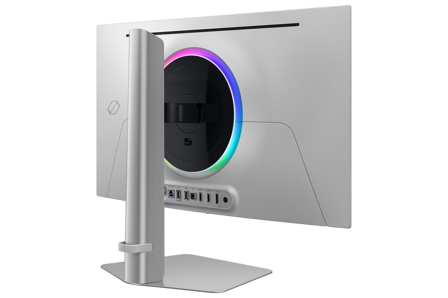 Samsung G60SD platta pc-skärmar 68,6 cm (27") 2560 x 1440 pixlar Quad HD OLED Silver