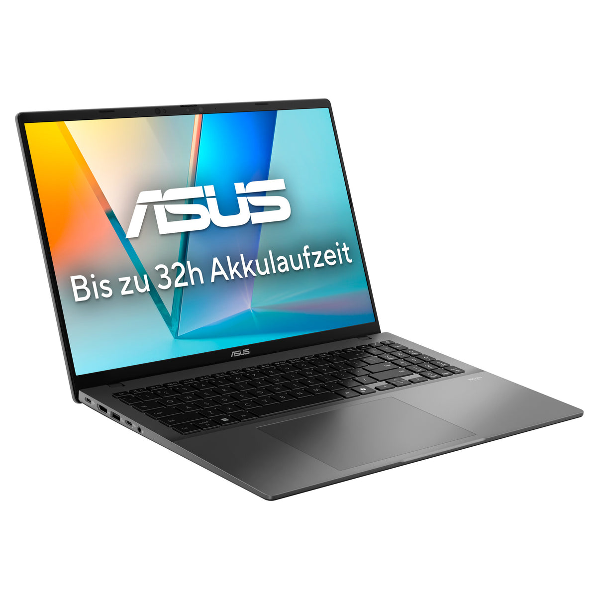 ASUS Vivobook S16 S3607VA-RP142W Intel Core 7 240H Bärbar dator 40,6 cm (16") WUXGA 16 GB DDR5-SDRAM 1 TB SSD Wi-Fi 6 (802.11ax) Windows 11 Home tyska Grå