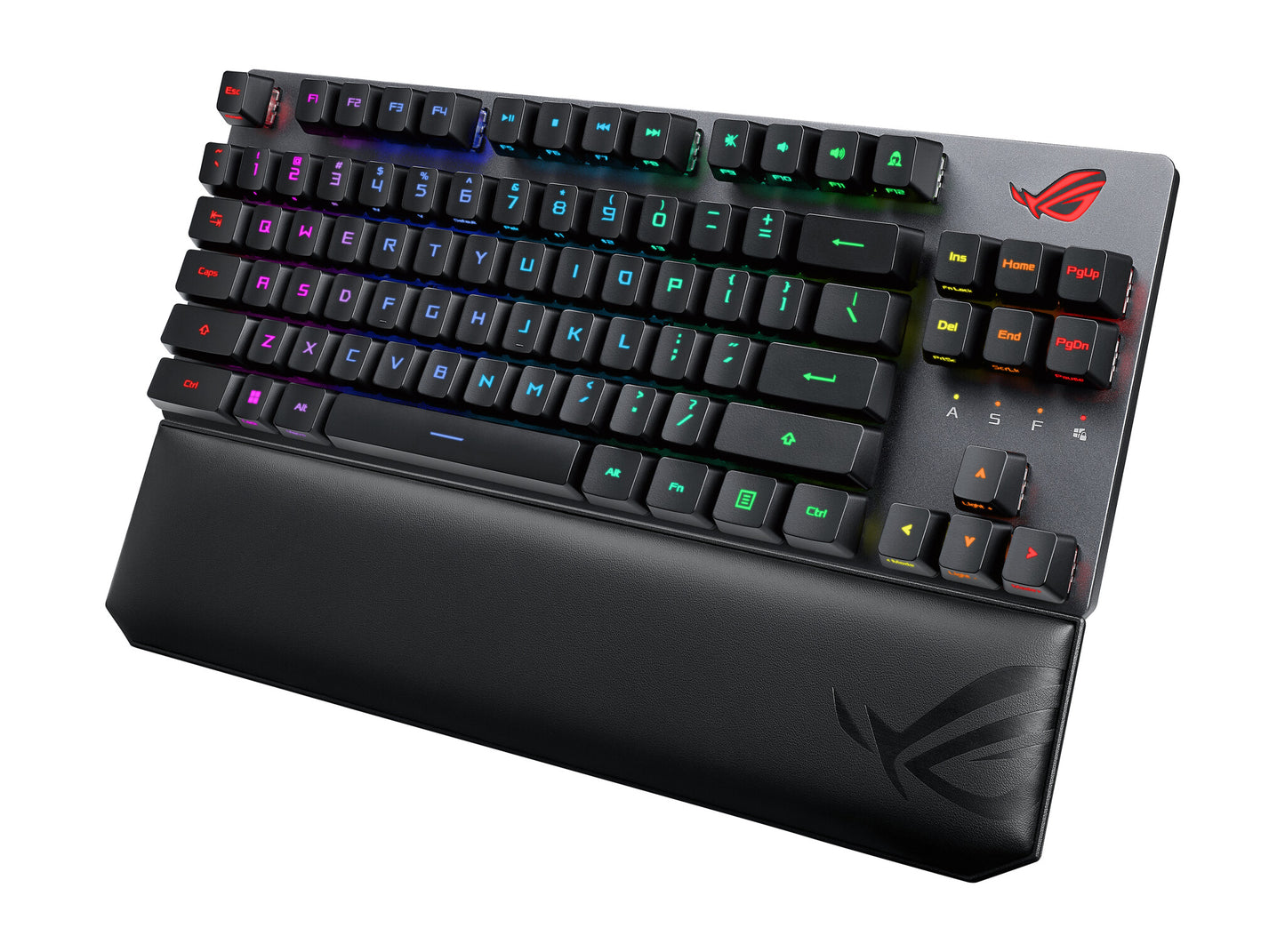 ASUS ROG Strix Scope RX TKL Wireless Deluxe tangentbord Spela USB + RF Wireless + Bluetooth AZERTY Fransk Svart