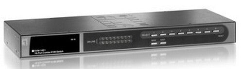 LevelOne KVM-1631 KVM-switchar Rackmontering Svart