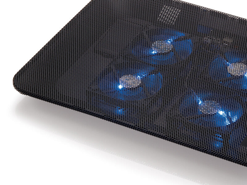 Conceptronic CNBCOOLPADL4F kylningsdynor för bärbara datorer 39,6 cm (15.6") Svart
