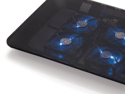 Conceptronic CNBCOOLPADL4F kylningsdynor för bärbara datorer 39,6 cm (15.6") Svart