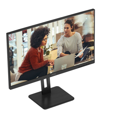 AOC E3 U27E3UF platta pc-skärmar 68,6 cm (27") 3840 x 2160 pixlar 4K Ultra HD LED Svart