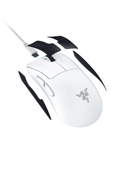 Razer DeathAdder V4 Pro datormöss Spela högerhand RF Wireless + USB Type-A Optisk 45000 DPI