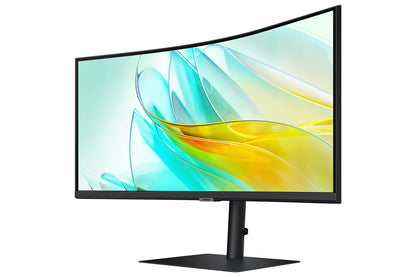 Samsung S65UC platta pc-skärmar 86,4 cm (34") 3440 x 1440 pixlar UltraWide Quad HD LCD Svart
