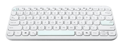 ASUS Marshmallow Keyboard KW100 tangentbord Hem Bluetooth QWERTZ tyska Vit