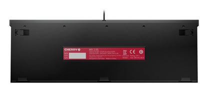 CHERRY MX 2.0S tangentbord Spela USB QWERTZ tyska Svart
