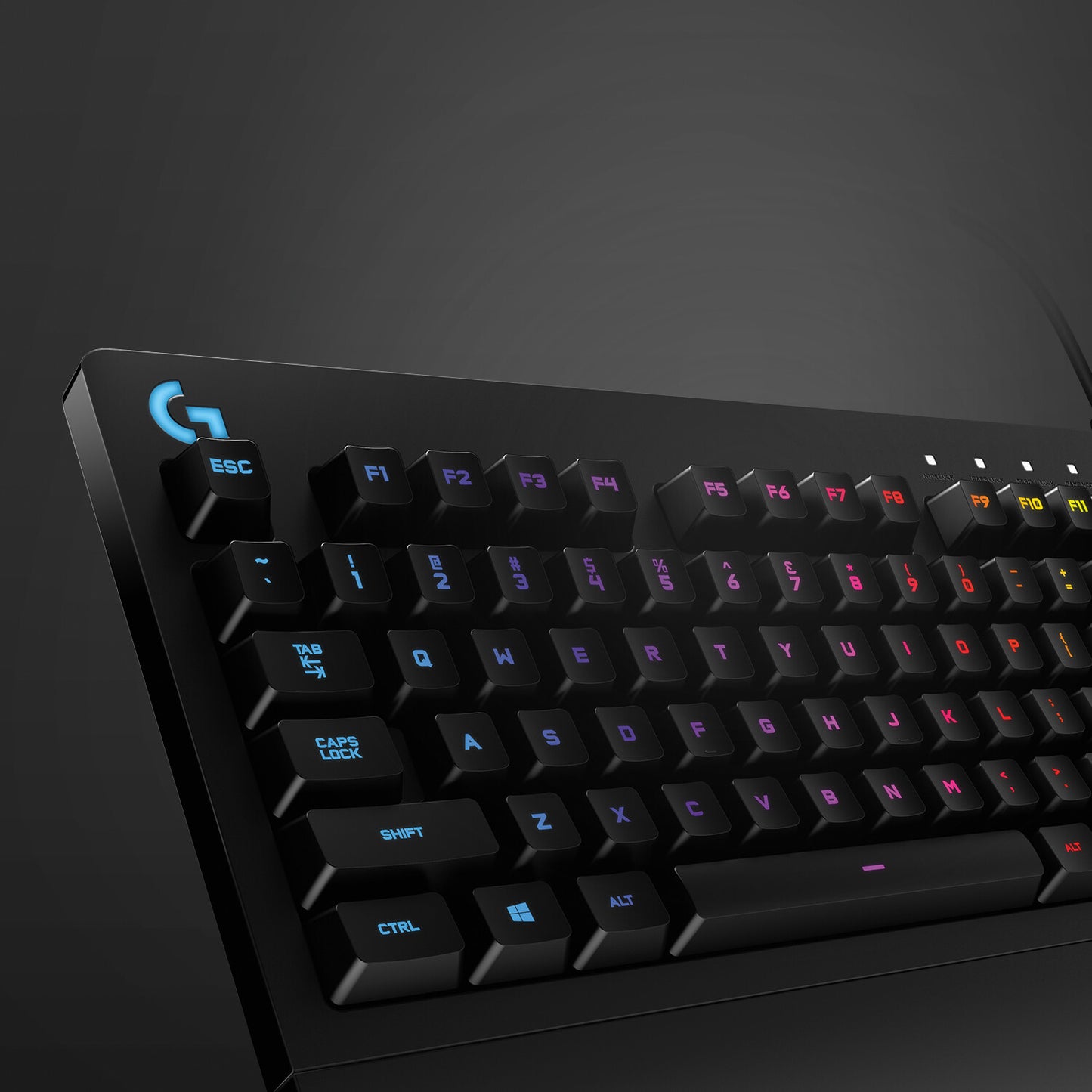 Logitech G G213 Prodigy tangentbord Spela USB QWERTY Amerikanskt internationellt Svart